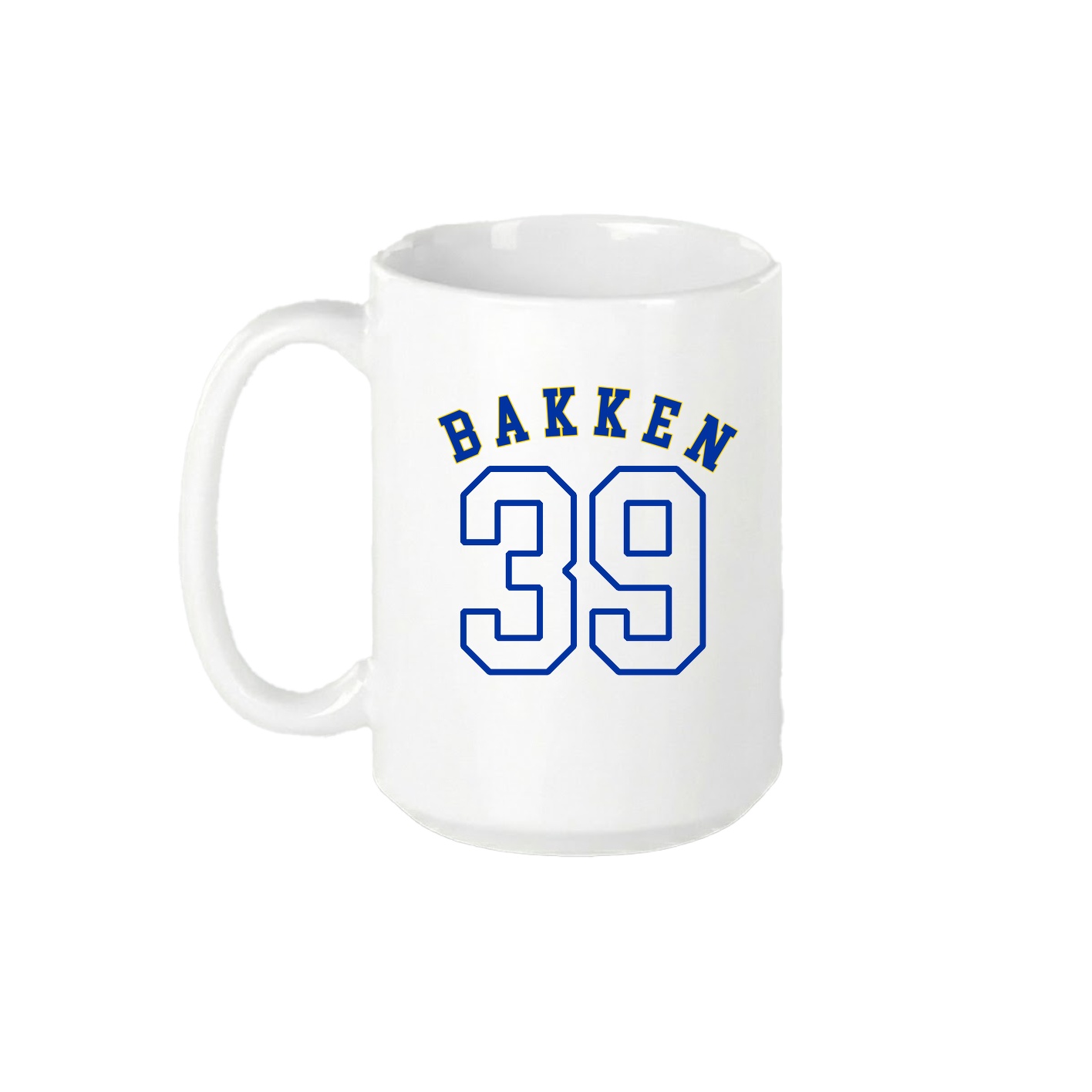 15oz Coffee Mug — Shirsey Arch in White