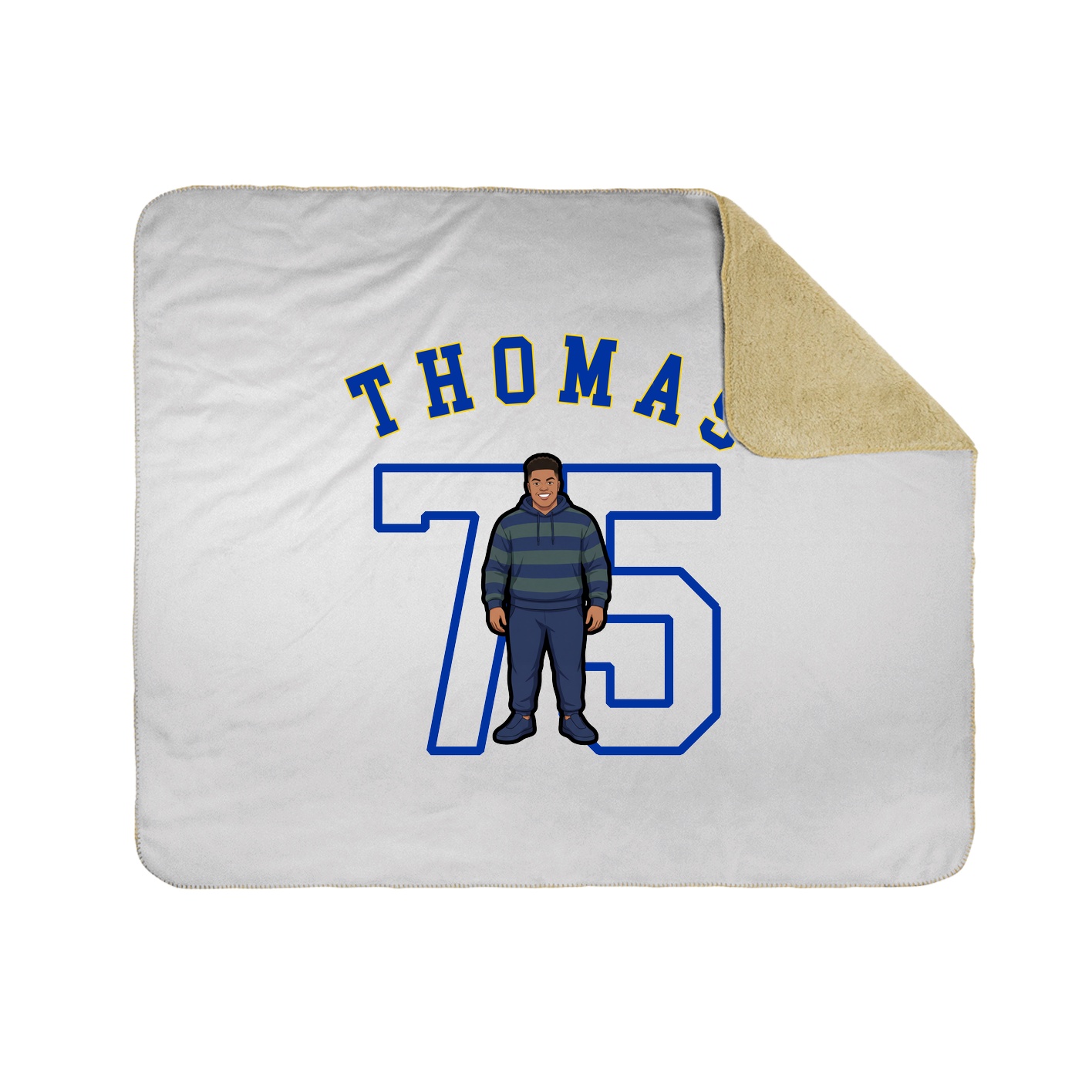 Throw Blanket — Shirsey Arch in White