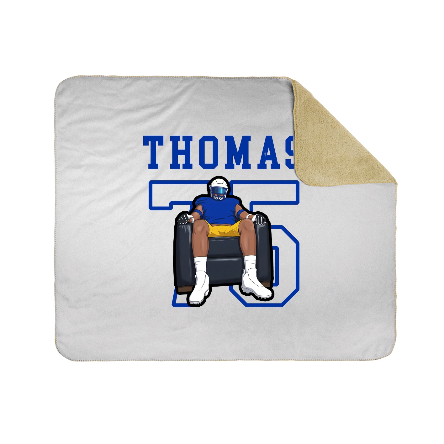 Throw Blanket — Shirsey in White
