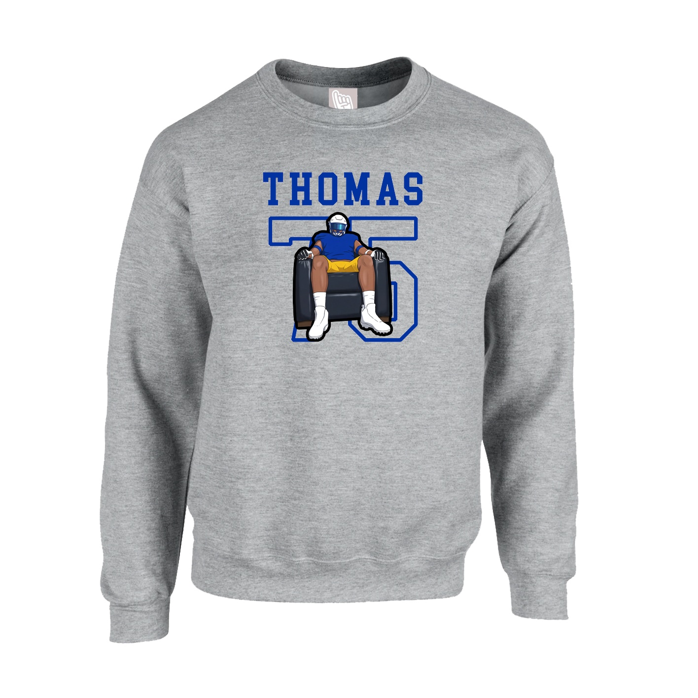 Fleece Crew — Shirsey in Grey