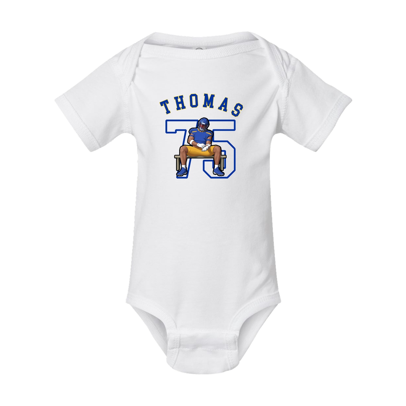 Baby Onesie — Shirsey Arch in White