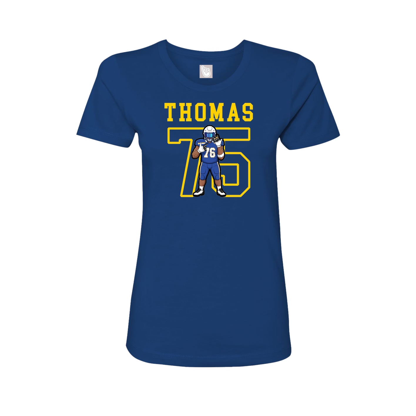 Fitted Women's Tee — Shirsey in Royal