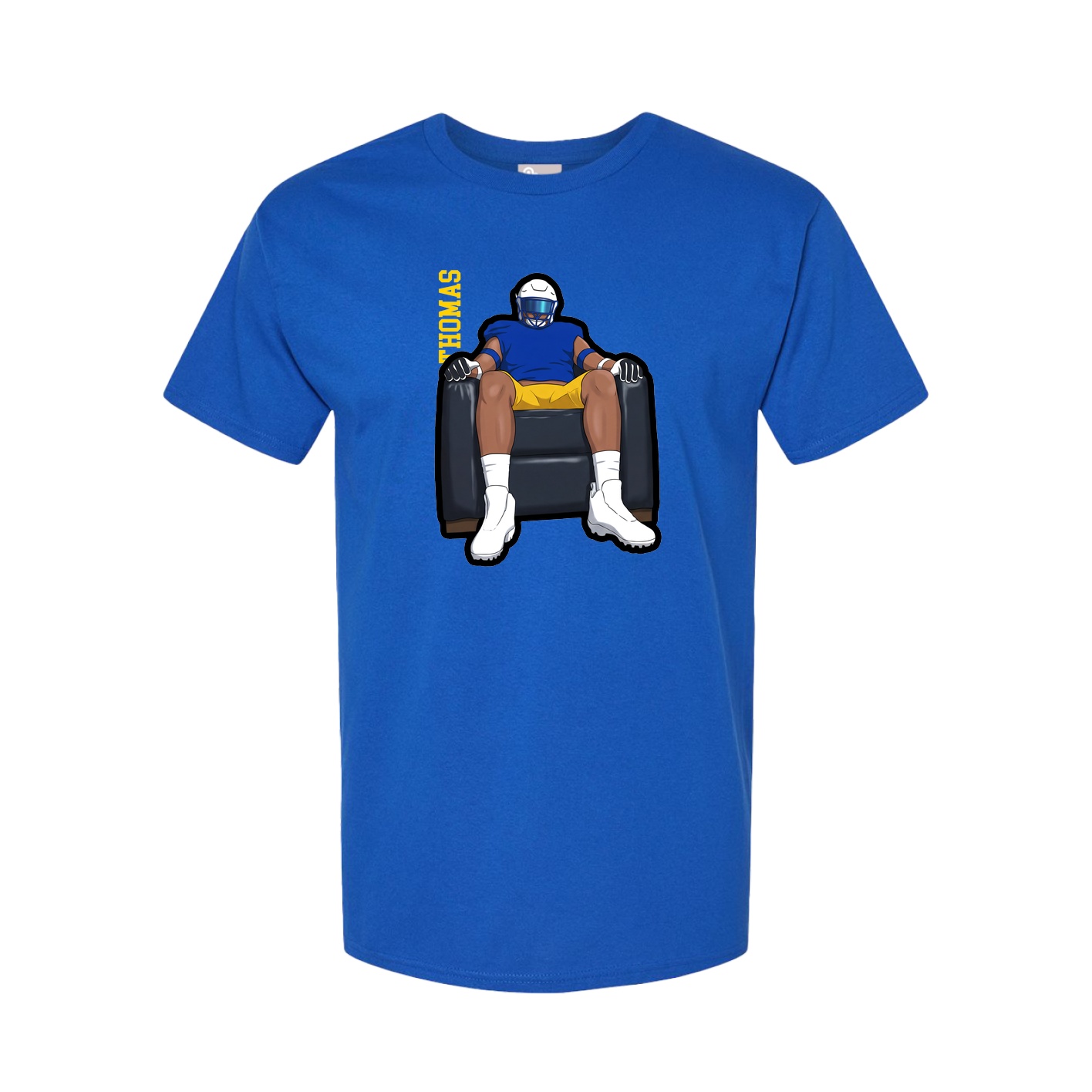 Tee — Name Vertical in Royal