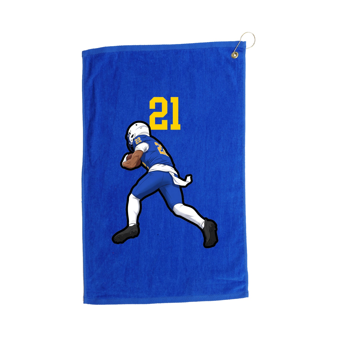 Golf Towel — Number Top in Royal