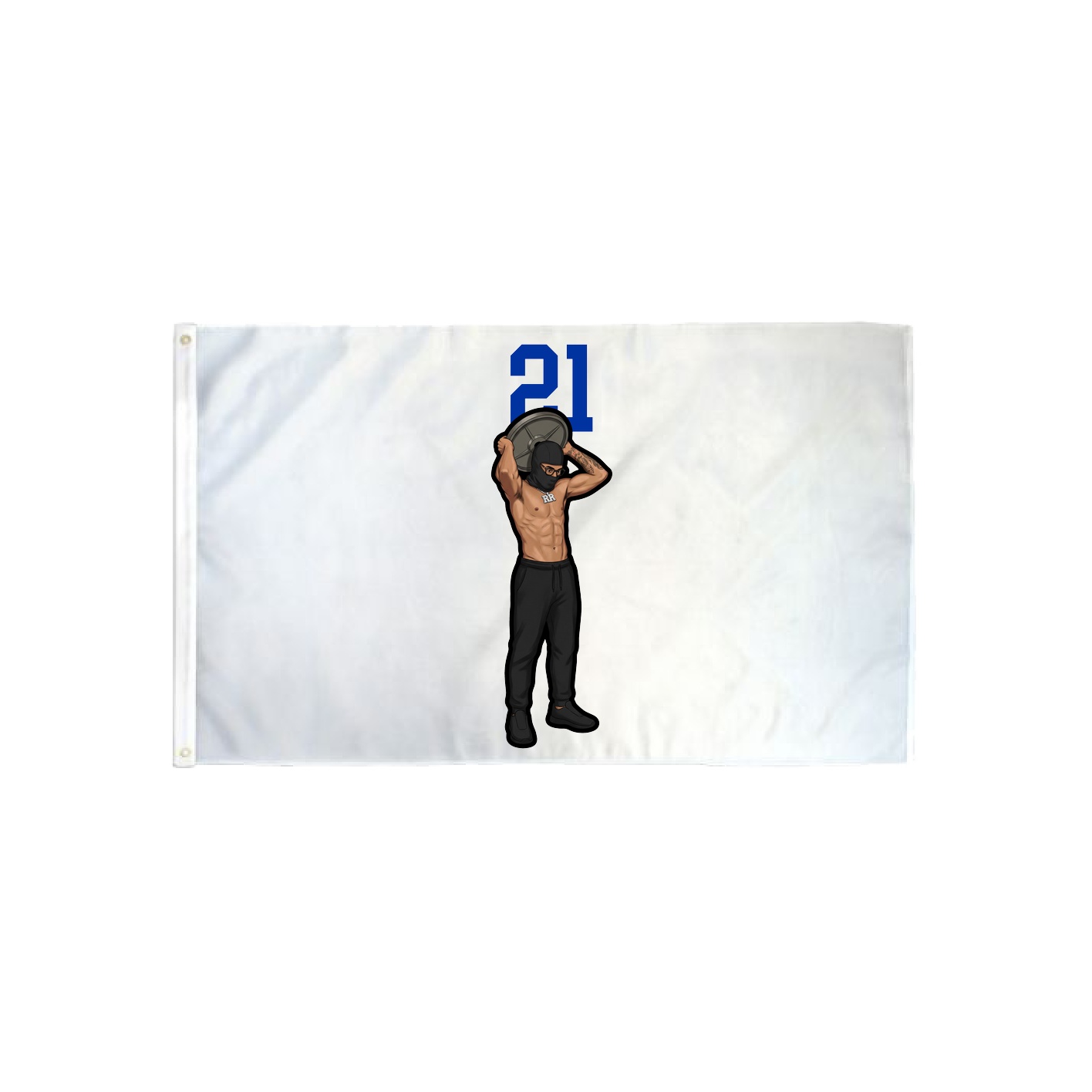 3x5 Flag — Number Top in Classic