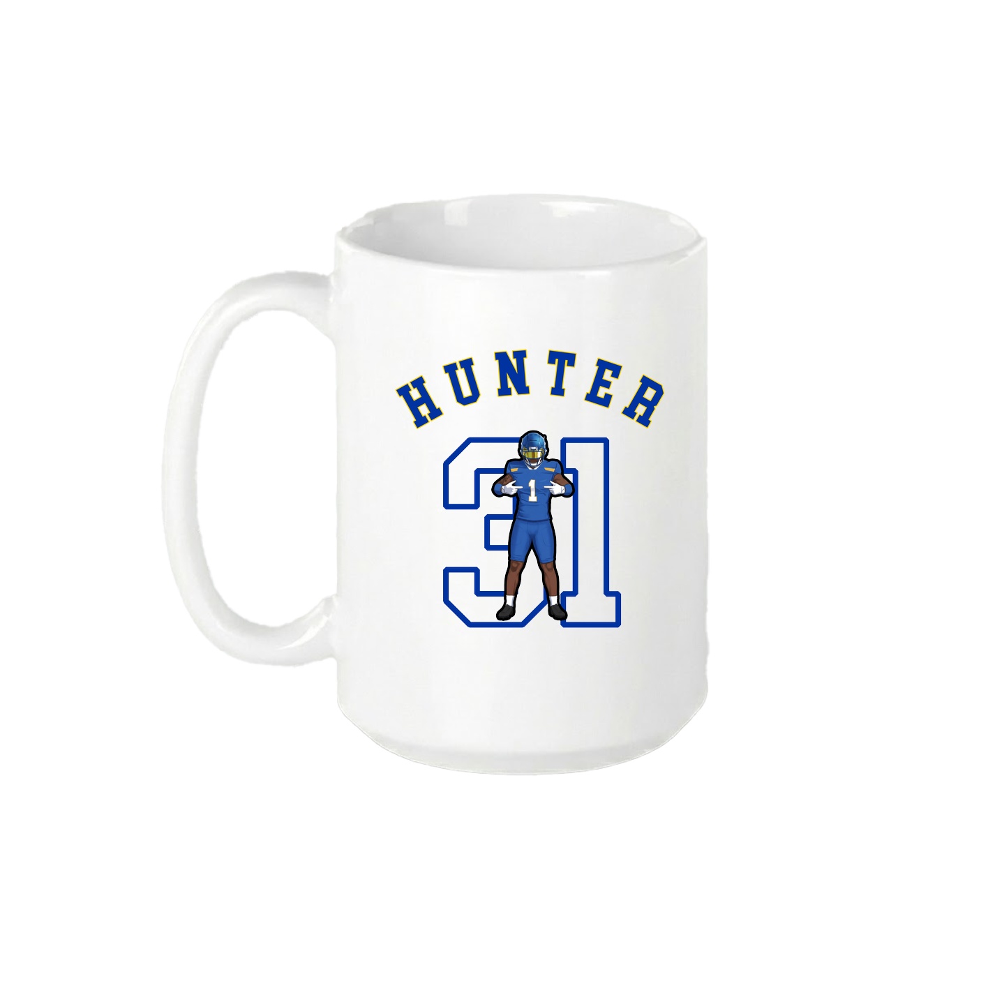 15oz Coffee Mug — Shirsey Arch in White