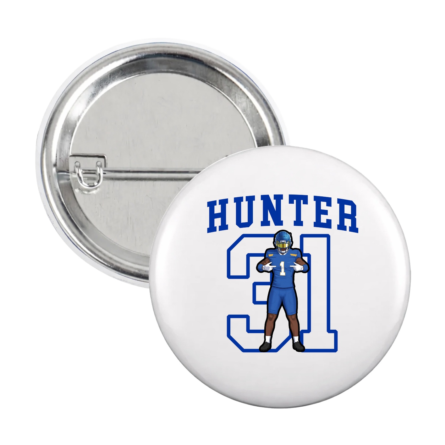 Game Day Button — Shirsey in White