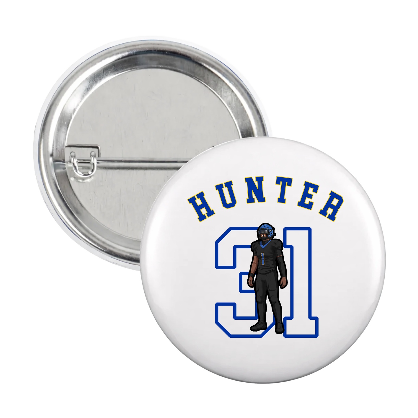 Game Day Button — Shirsey Arch in White