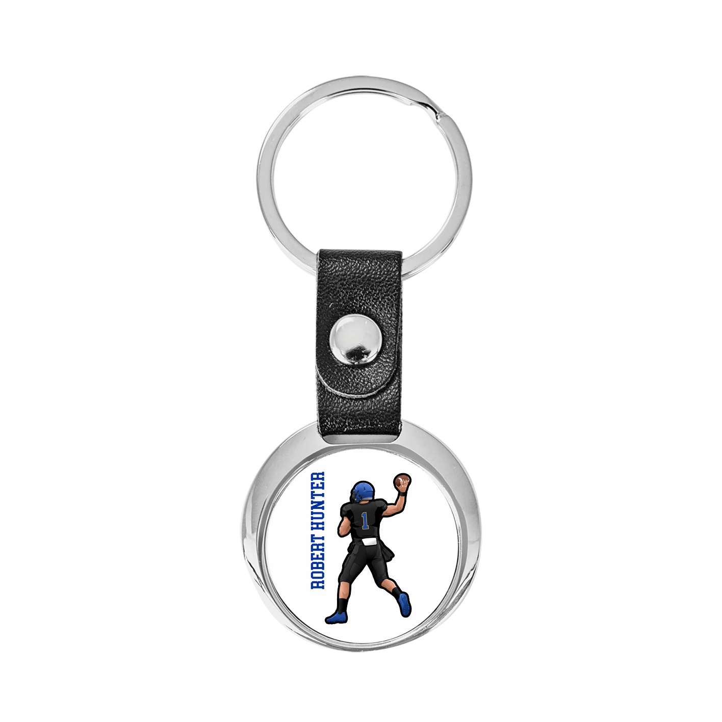 Key Chain — Name Vertical in Classic