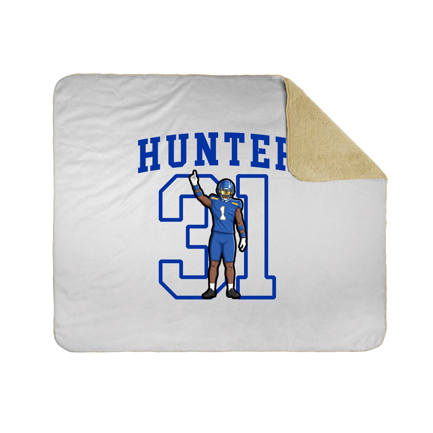 Throw Blanket — Shirsey in White