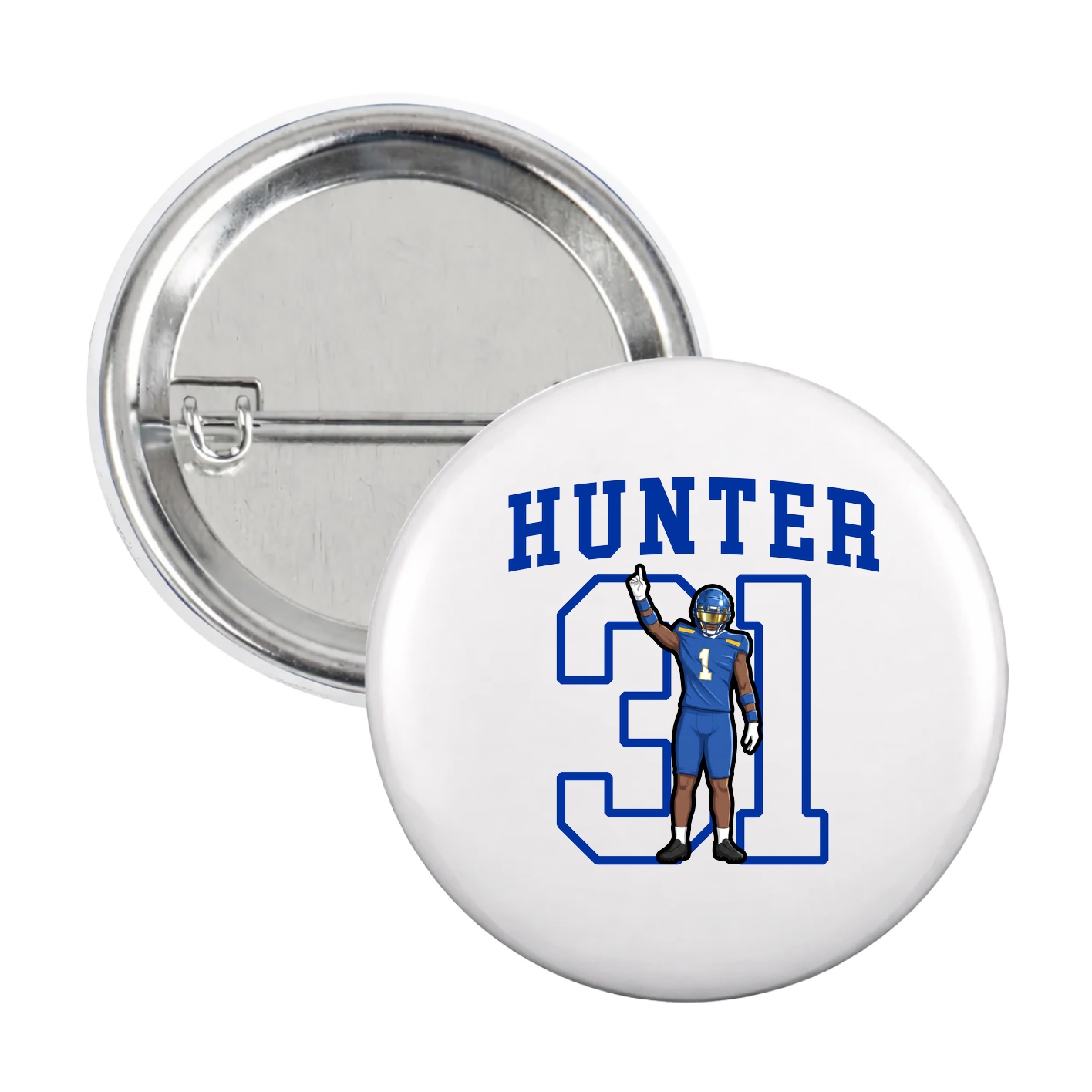 Game Day Button — Shirsey in White