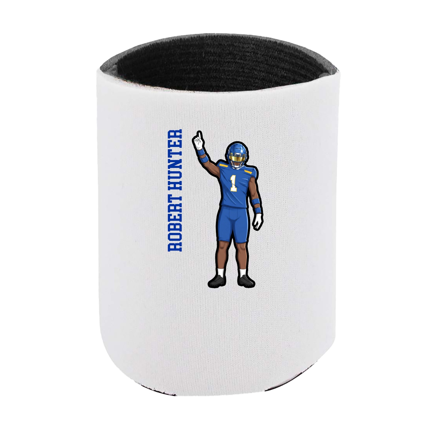 Can Holder — Name Vertical in White
