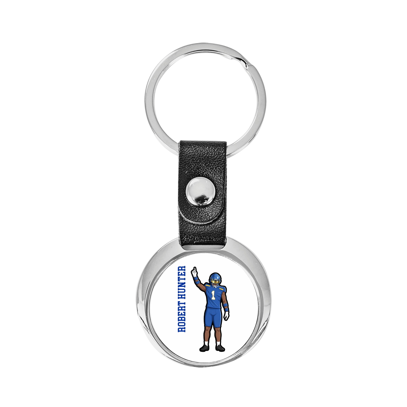 Key Chain — Name Vertical in Classic
