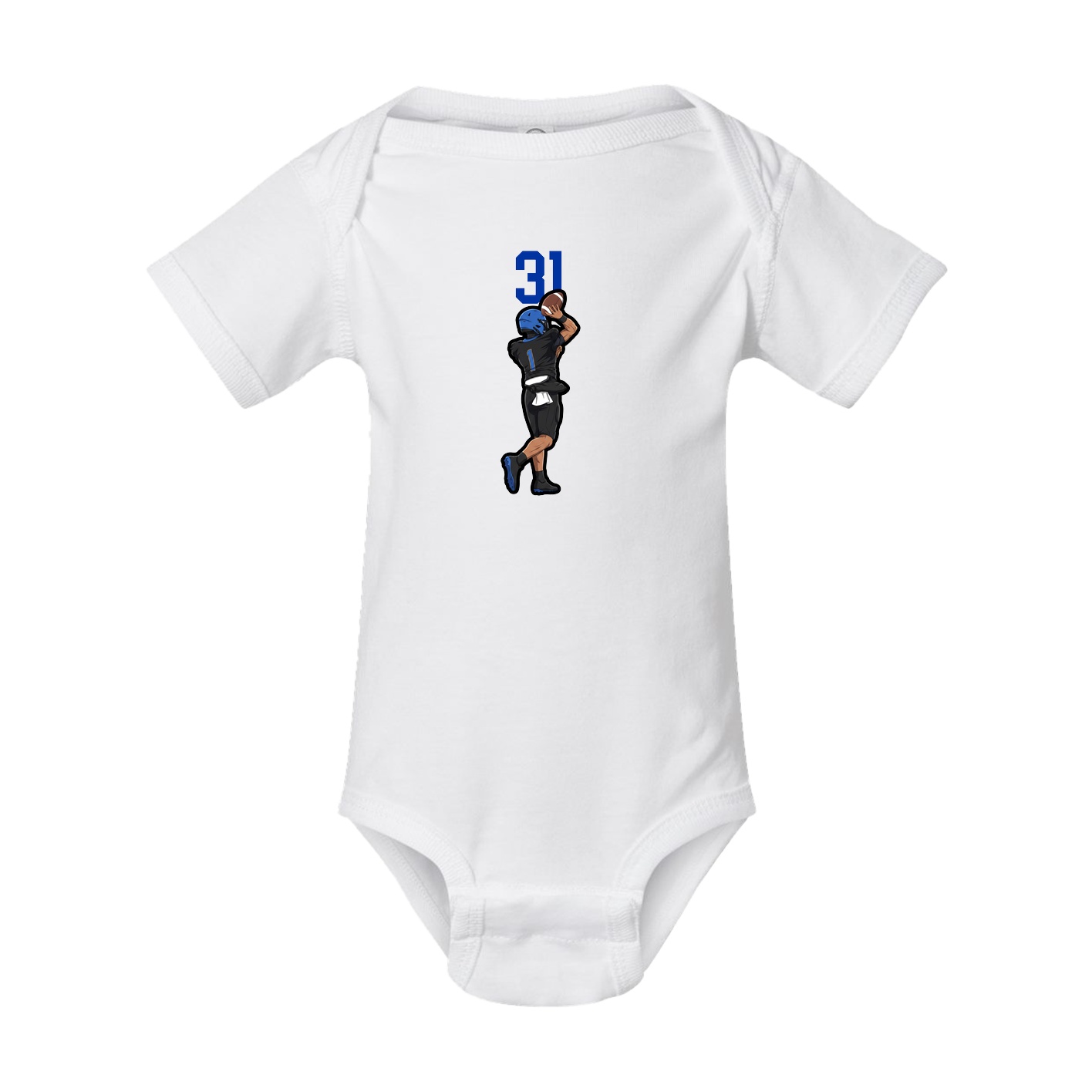 Baby Onesie — Number Top in White