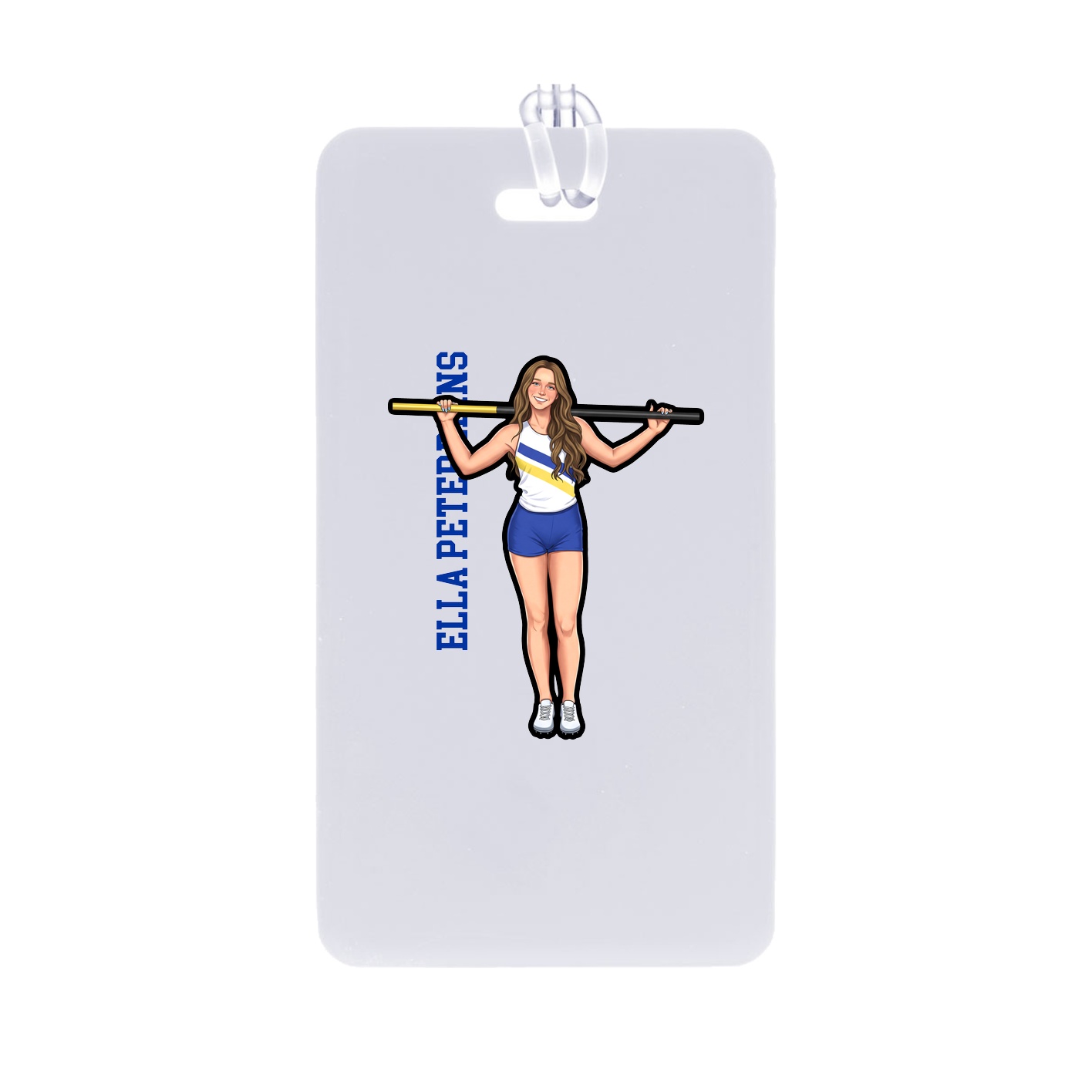 Bag Tag — Name Vertical in Classic