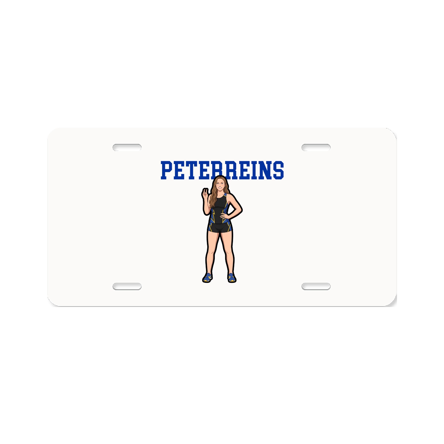 License Plate — Shirsey in Classic