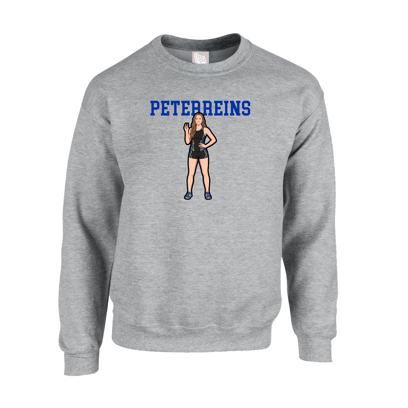 Fleece Crew — Shirsey in Grey