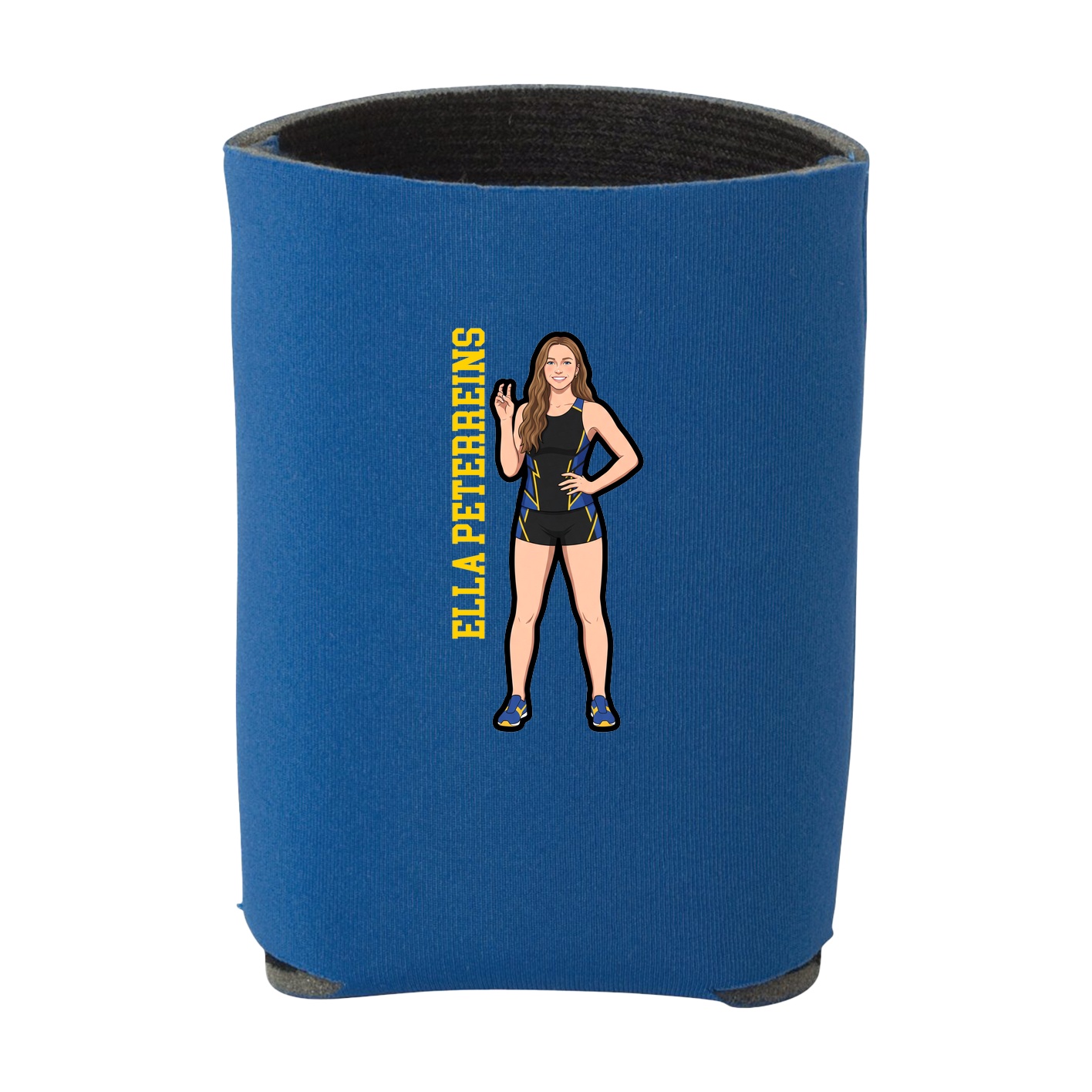 Can Holder — Name Vertical in Royal