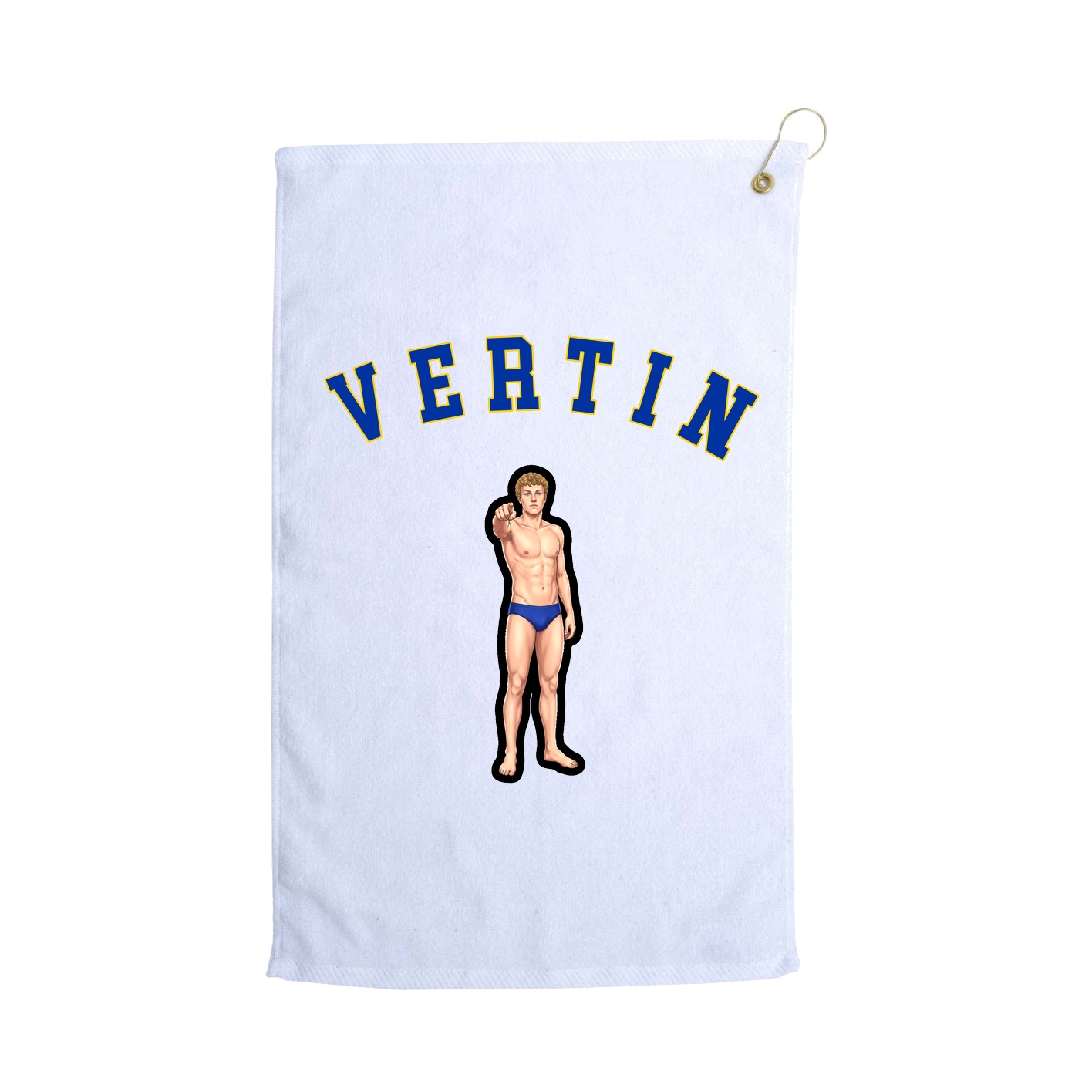 Golf Towel — Shirsey Arch in White