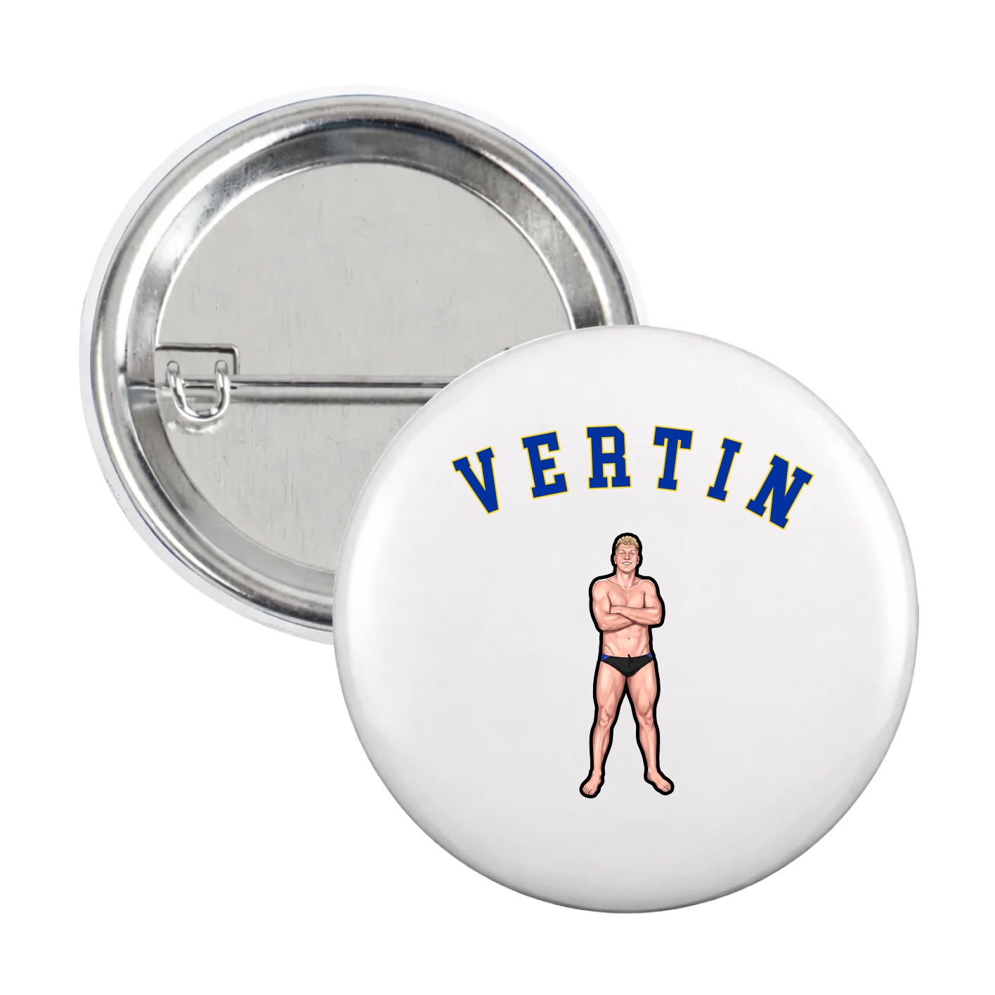 Game Day Button — Shirsey Arch in White