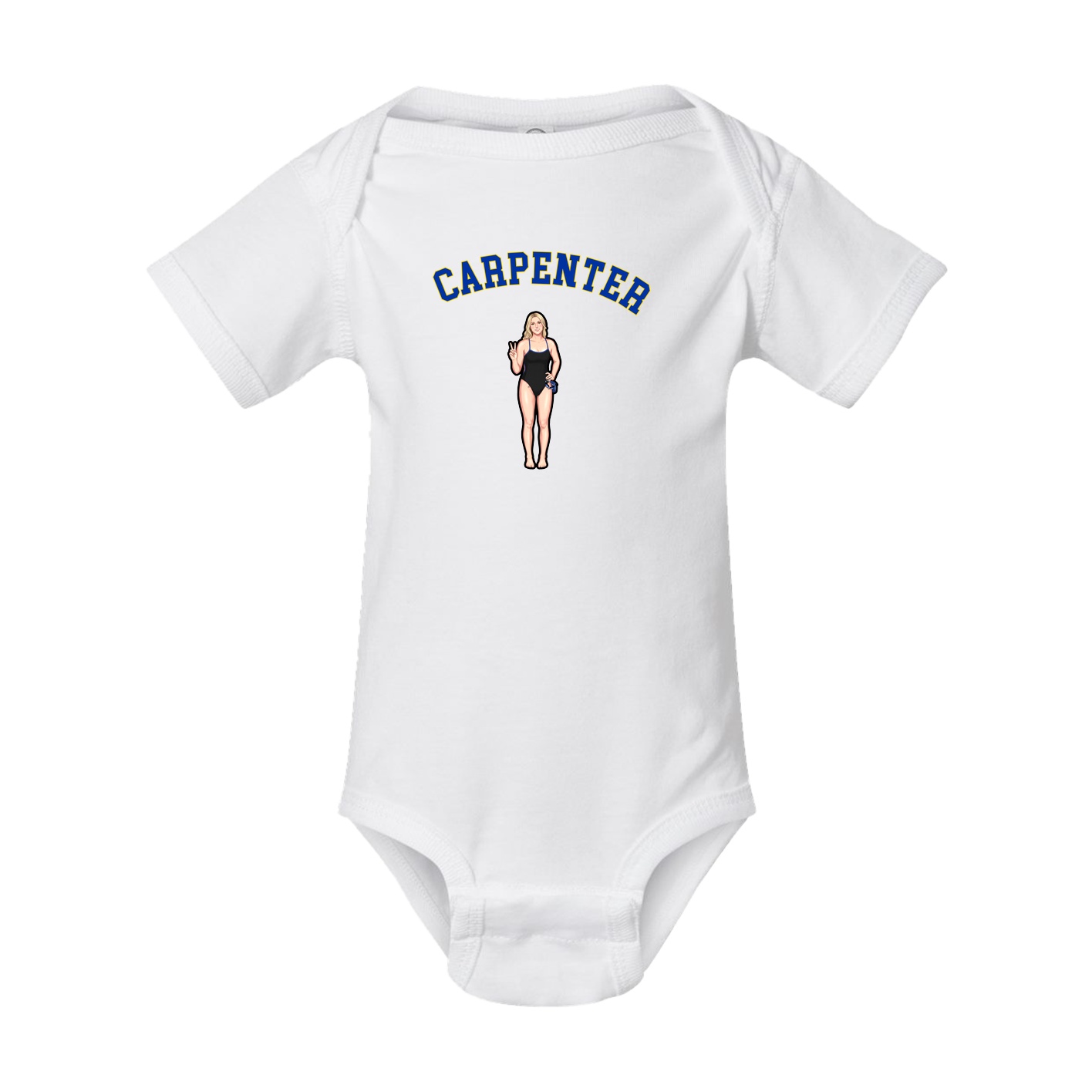 Baby Onesie — Shirsey Arch in White