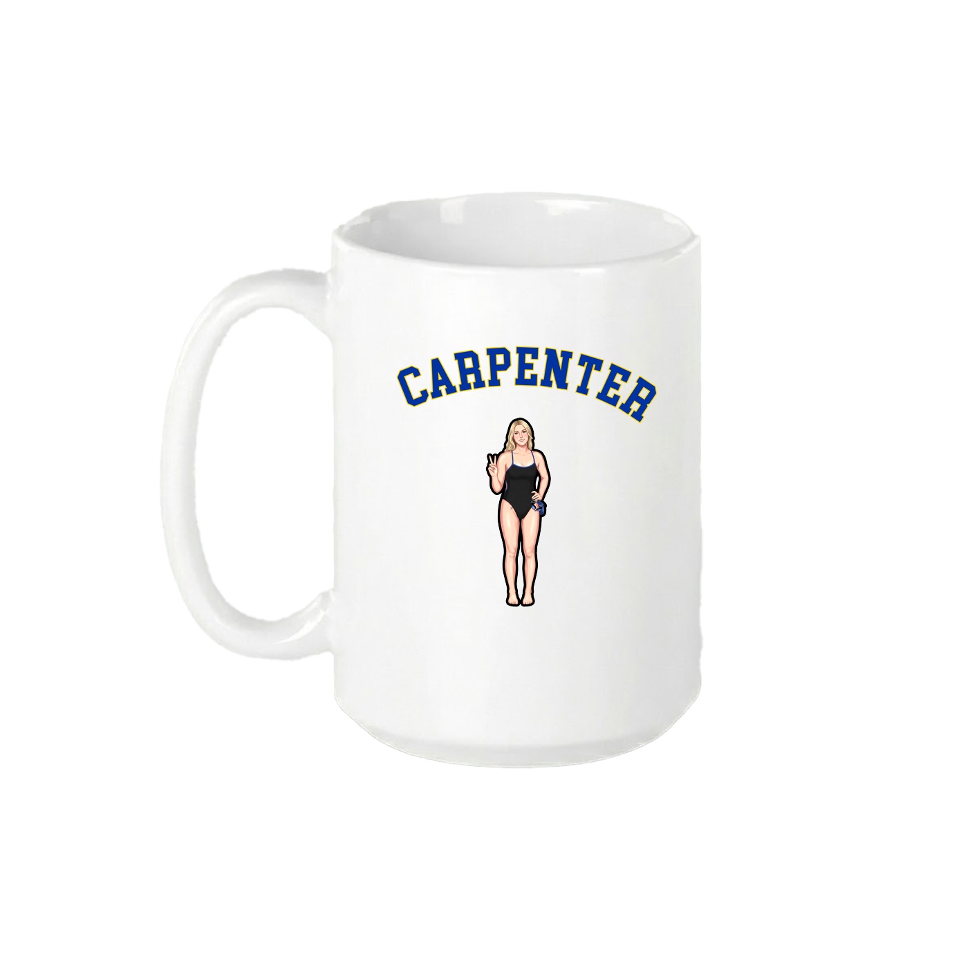 15oz Coffee Mug — Shirsey Arch in White
