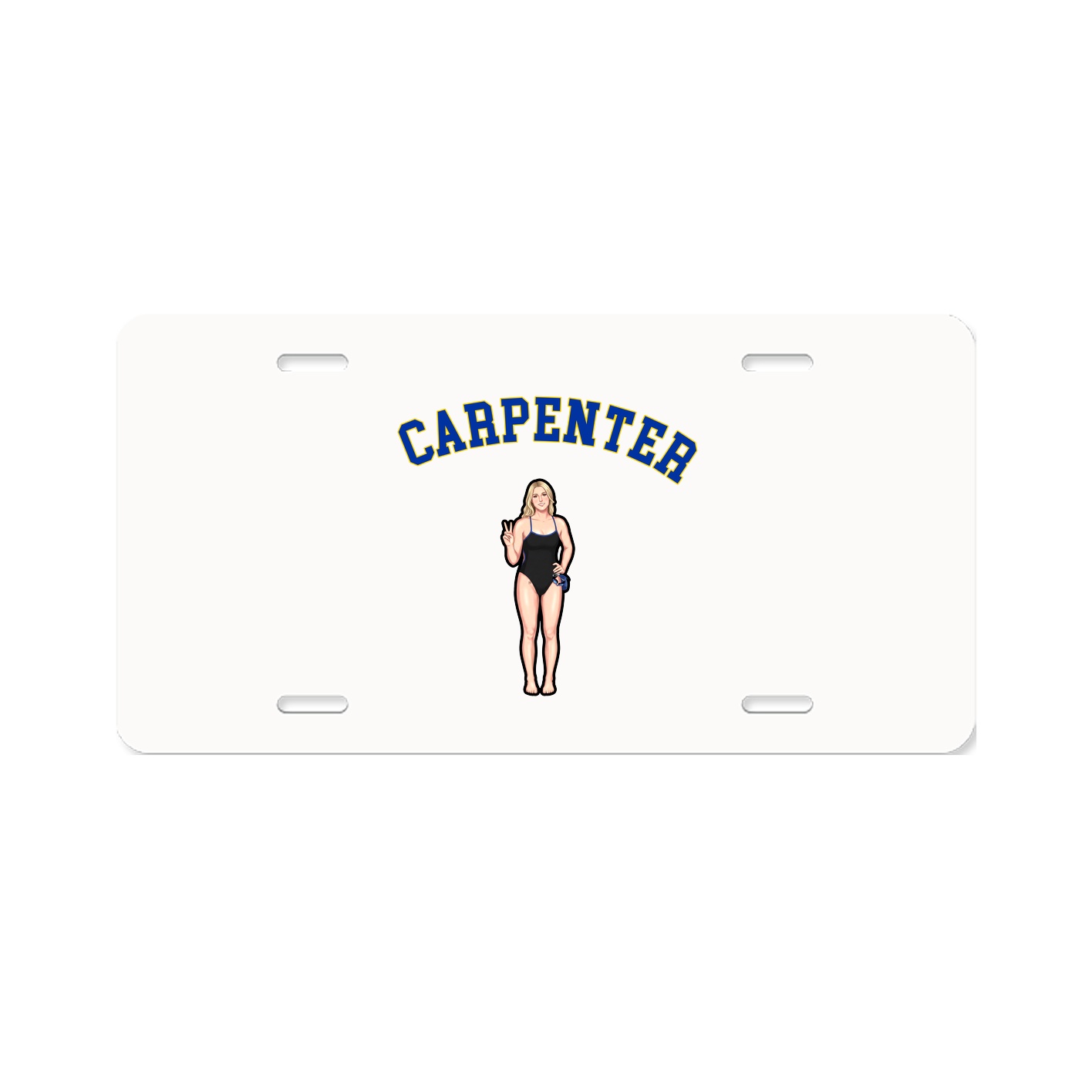 License Plate — Shirsey Arch in Classic