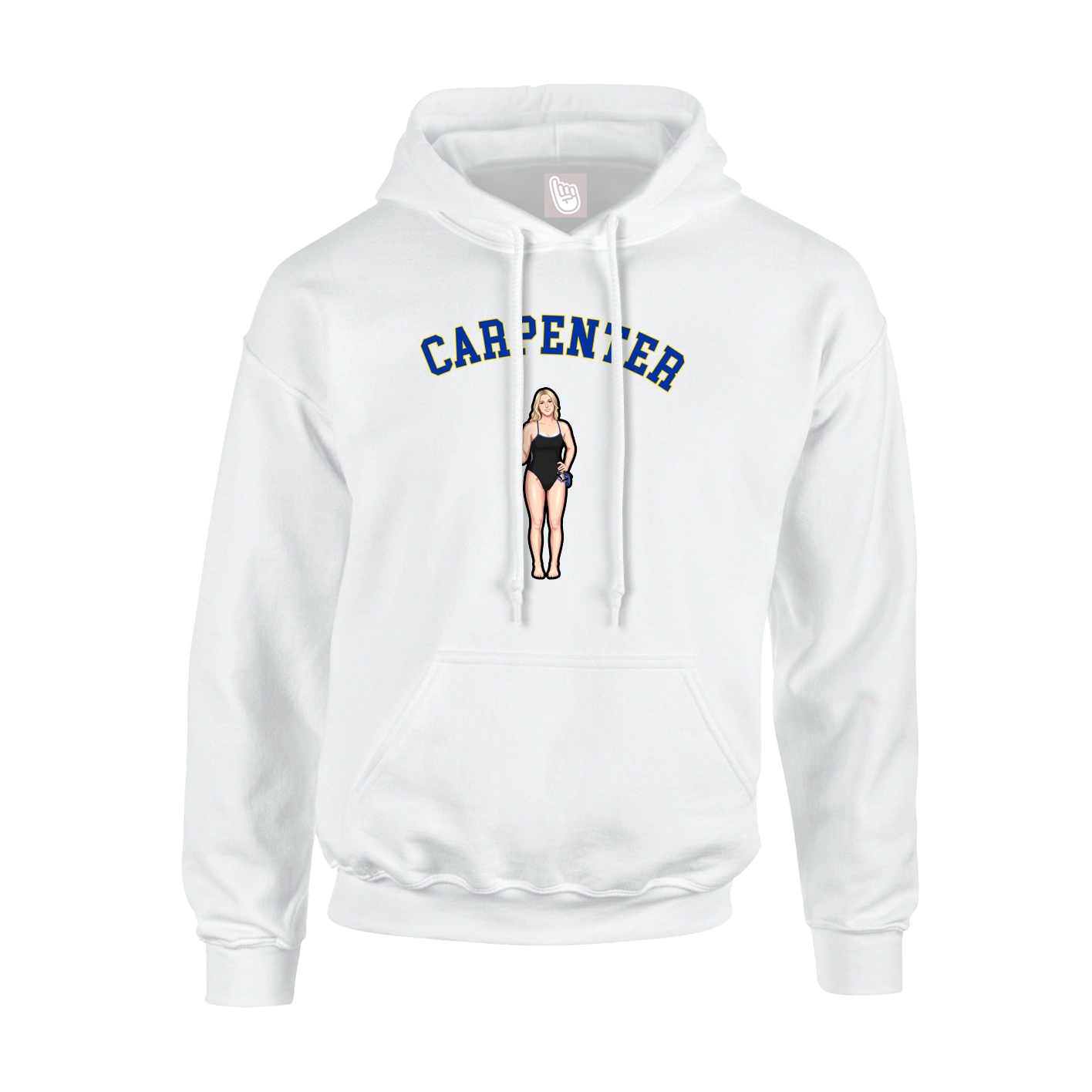 Youth Hoodie — Shirsey Arch in White