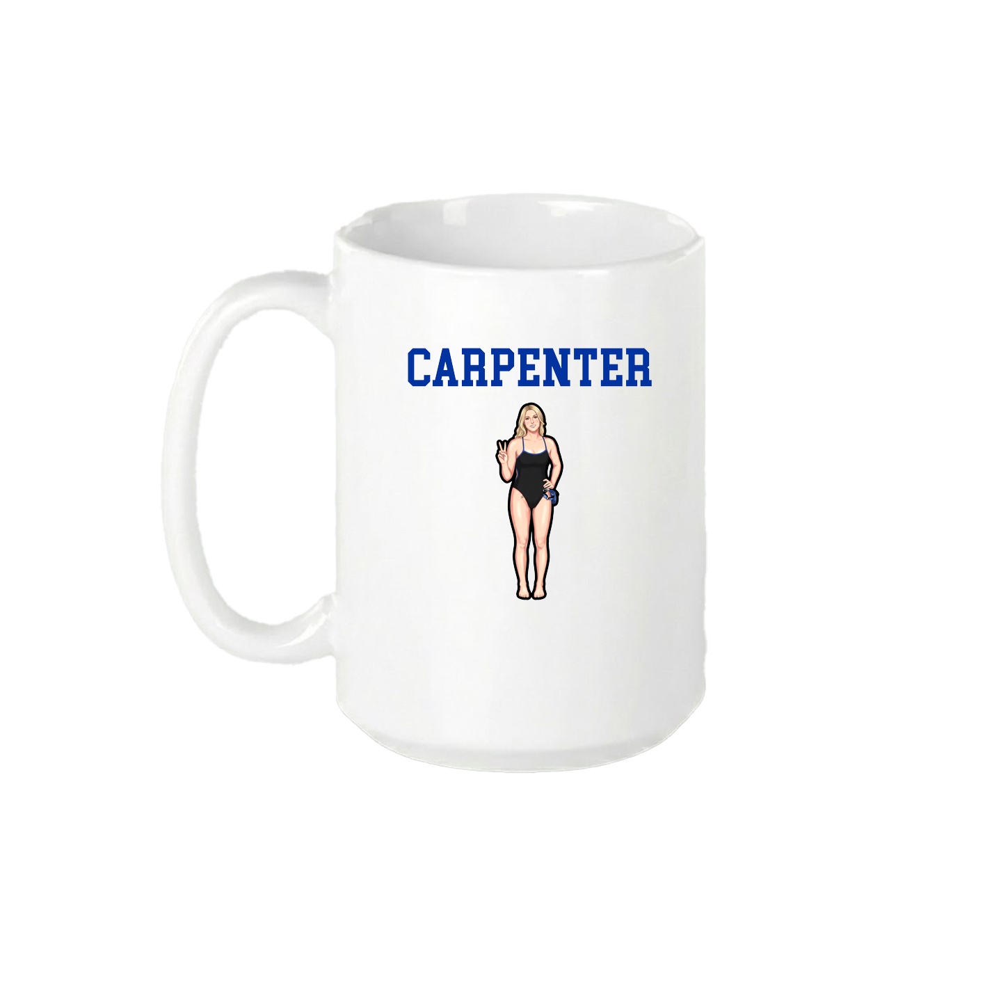 15oz Coffee Mug — Shirsey in White
