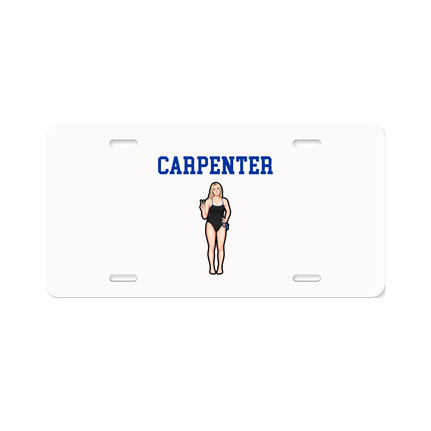 License Plate — Shirsey in Classic