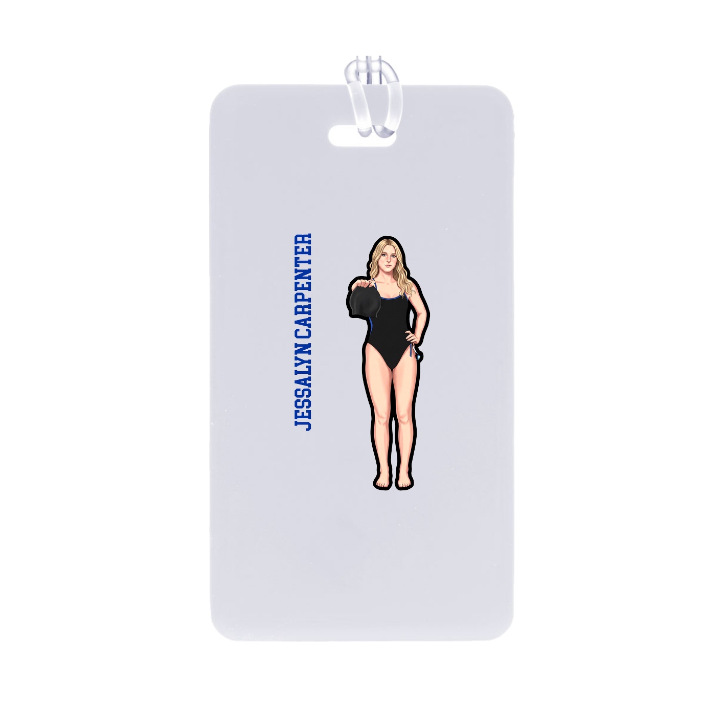 Bag Tag — Name Vertical in Classic
