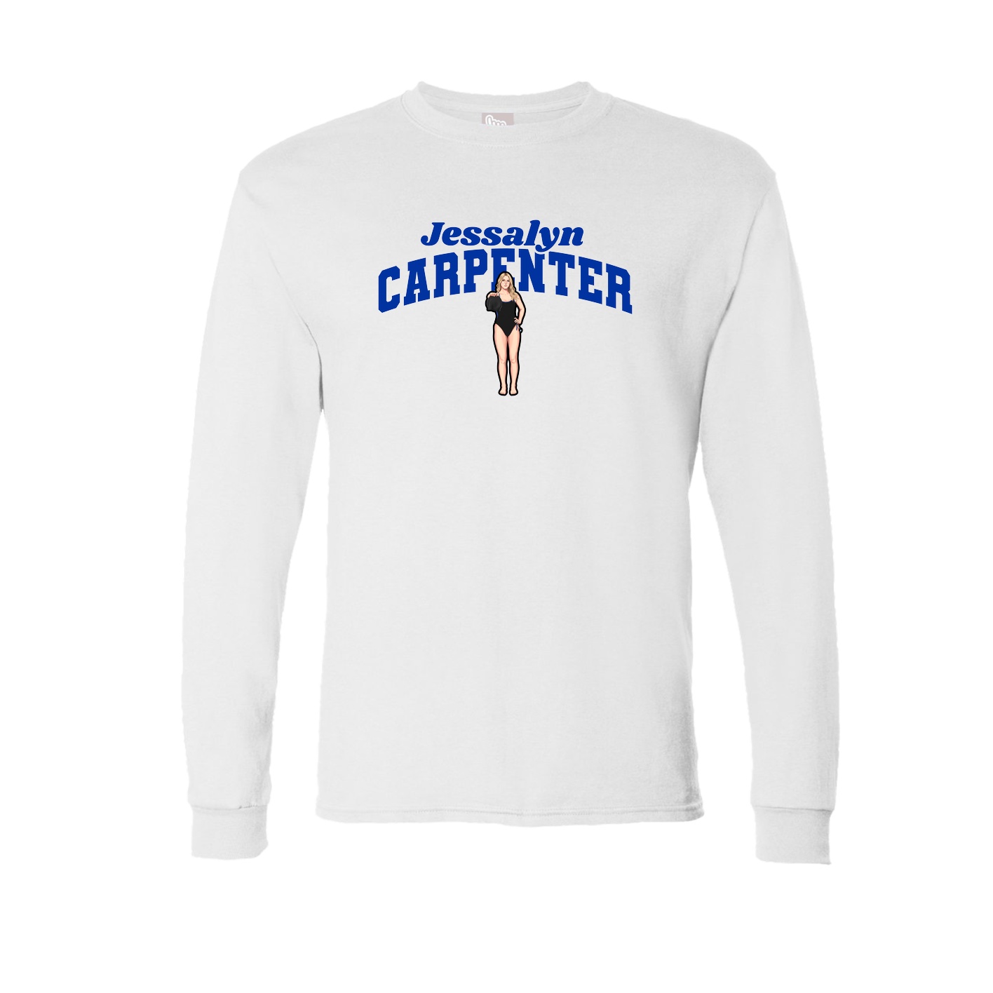 Long Sleeve Tee — Signature Arch in White