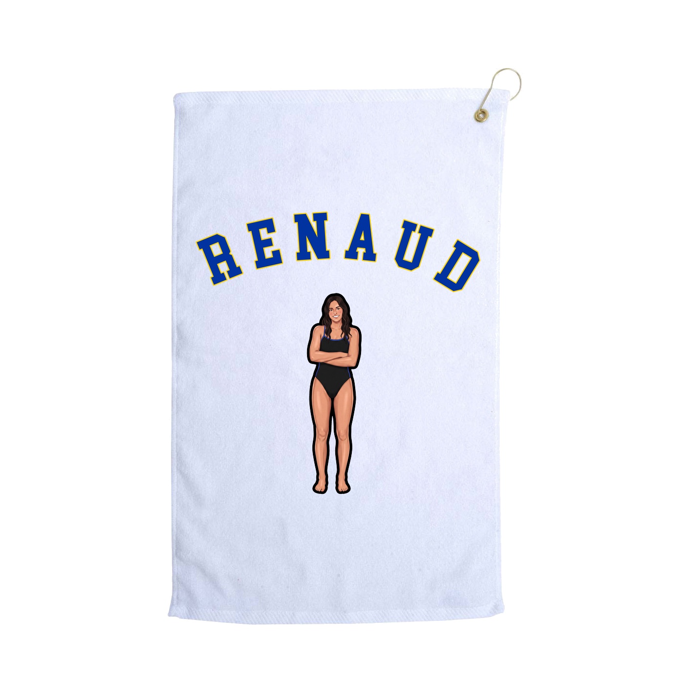 Golf Towel — Shirsey Arch in White