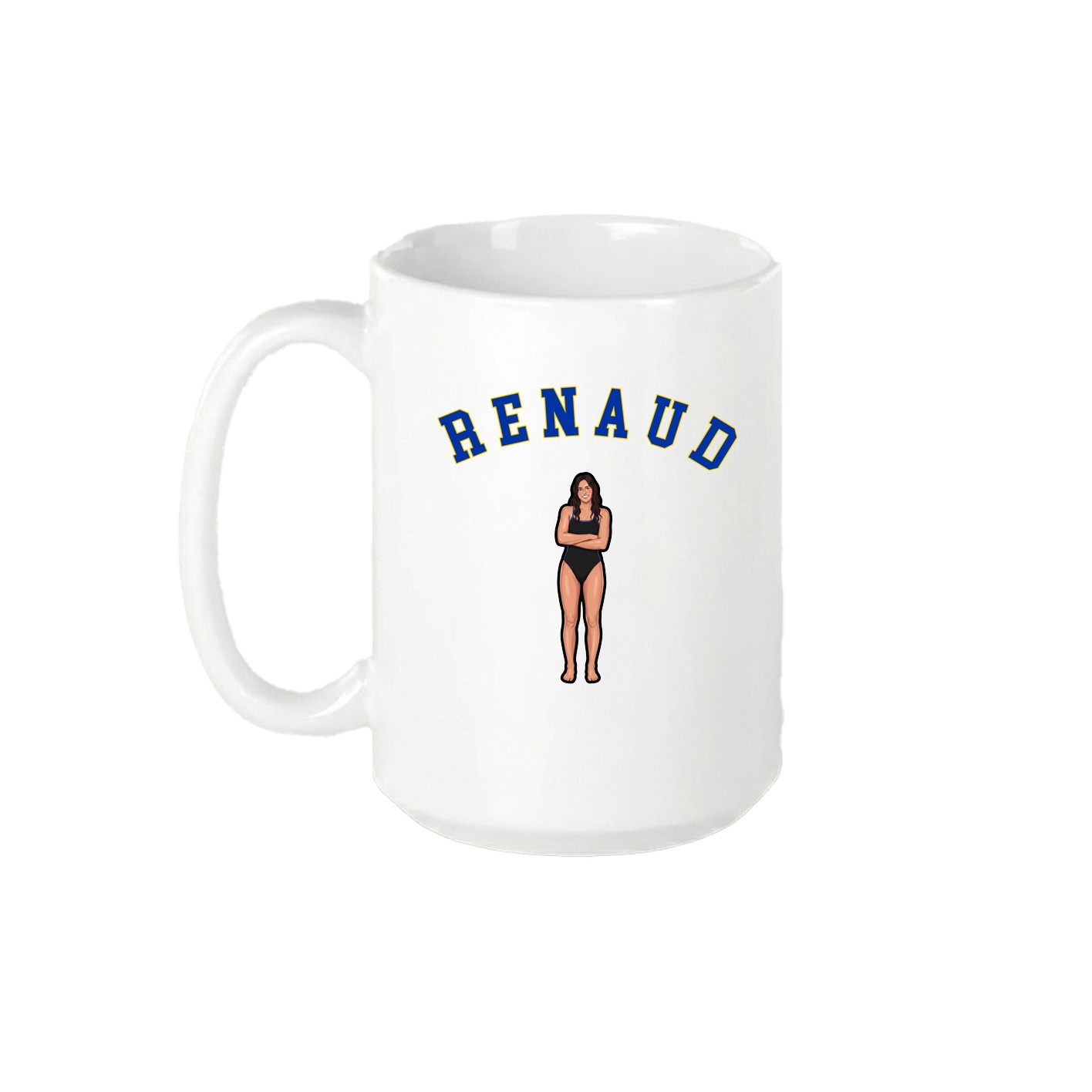 15oz Coffee Mug — Shirsey Arch in White