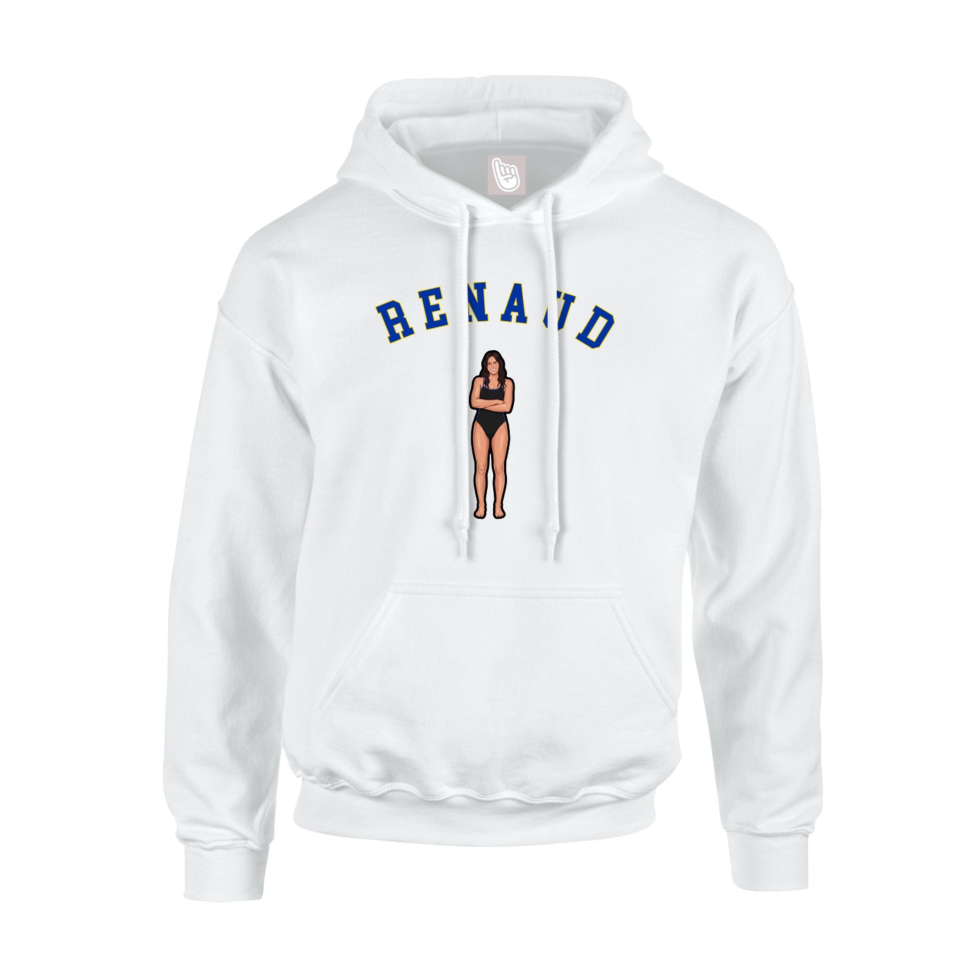Youth Hoodie — Shirsey Arch in White