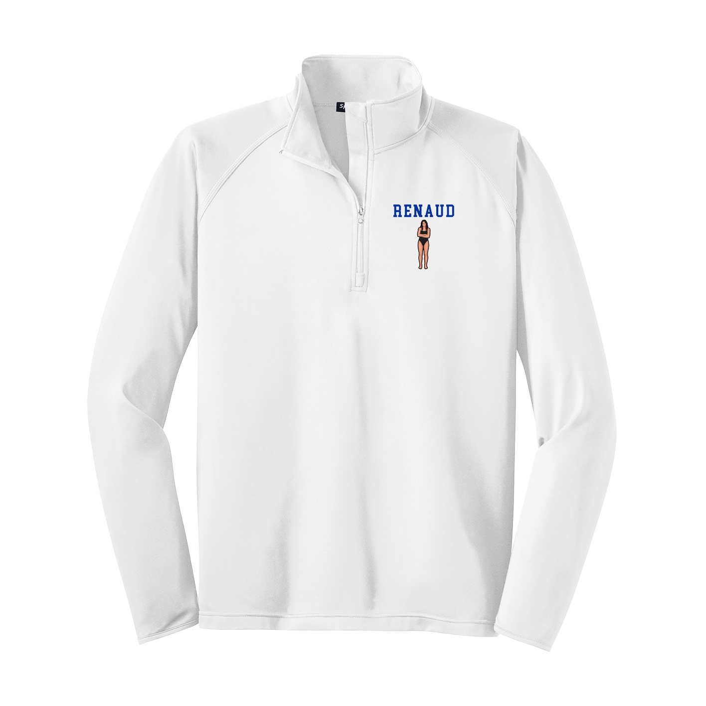 Q-Zip Pullover — Shirsey in White