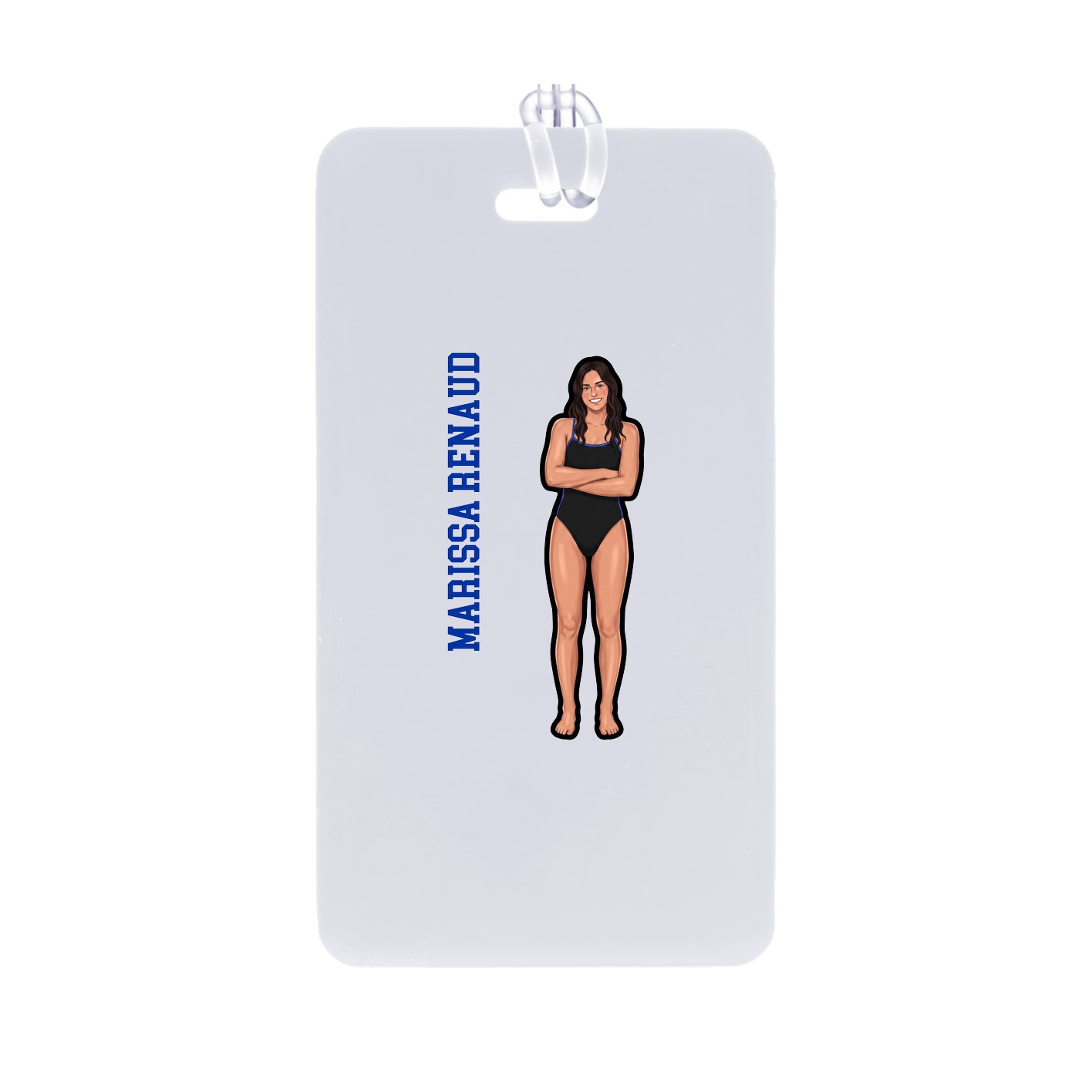 Bag Tag — Name Vertical in Classic