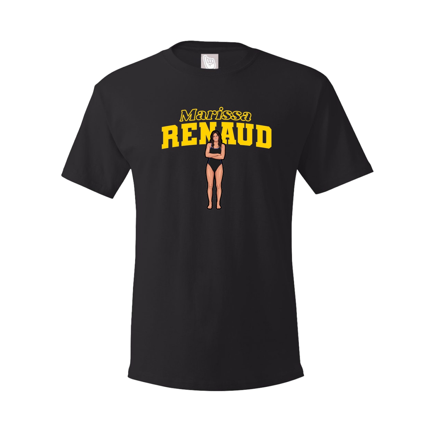 Youth Tee — Name Arch in Black