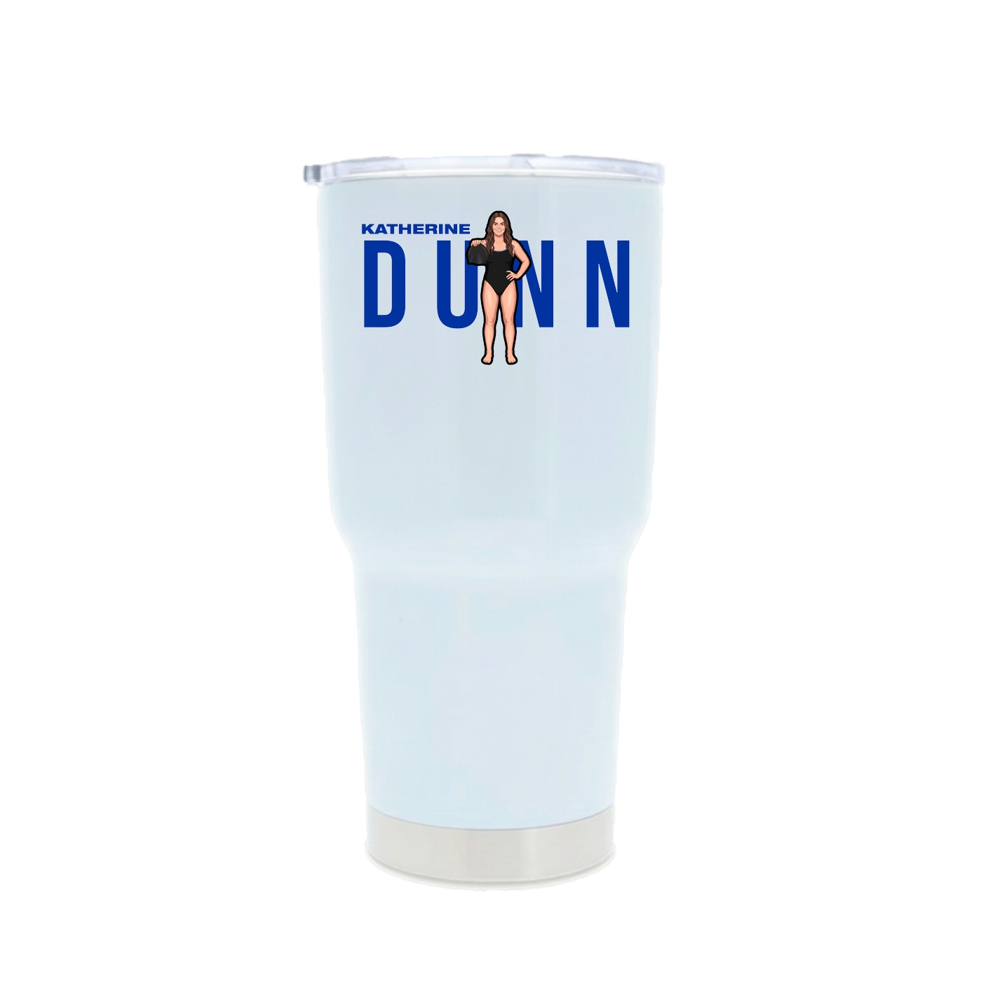 30oz Stainless Steel Tumbler — Player Name in White