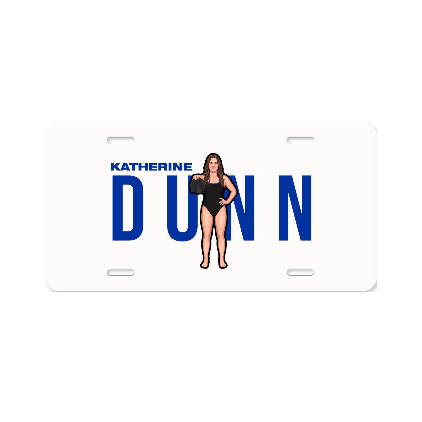 License Plate — Player Name in Classic