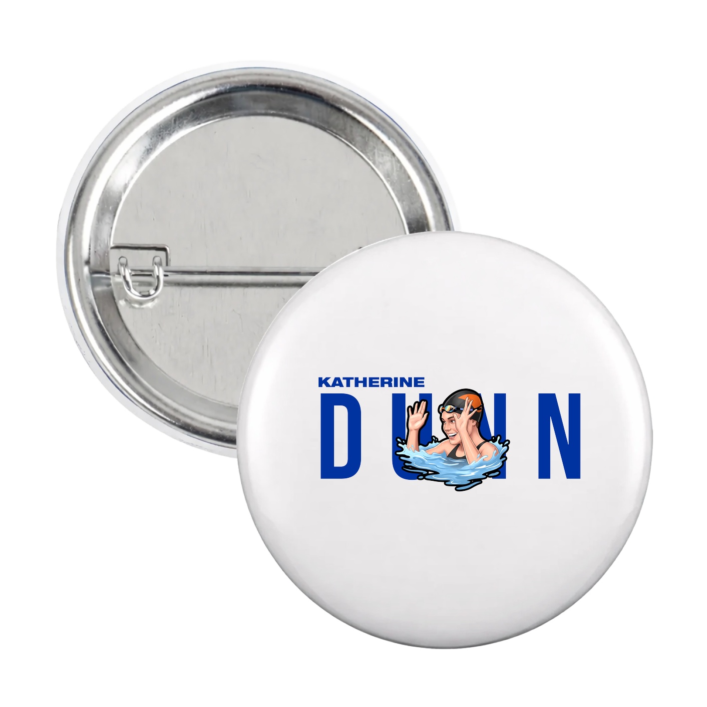 Game Day Button — Player Name in White