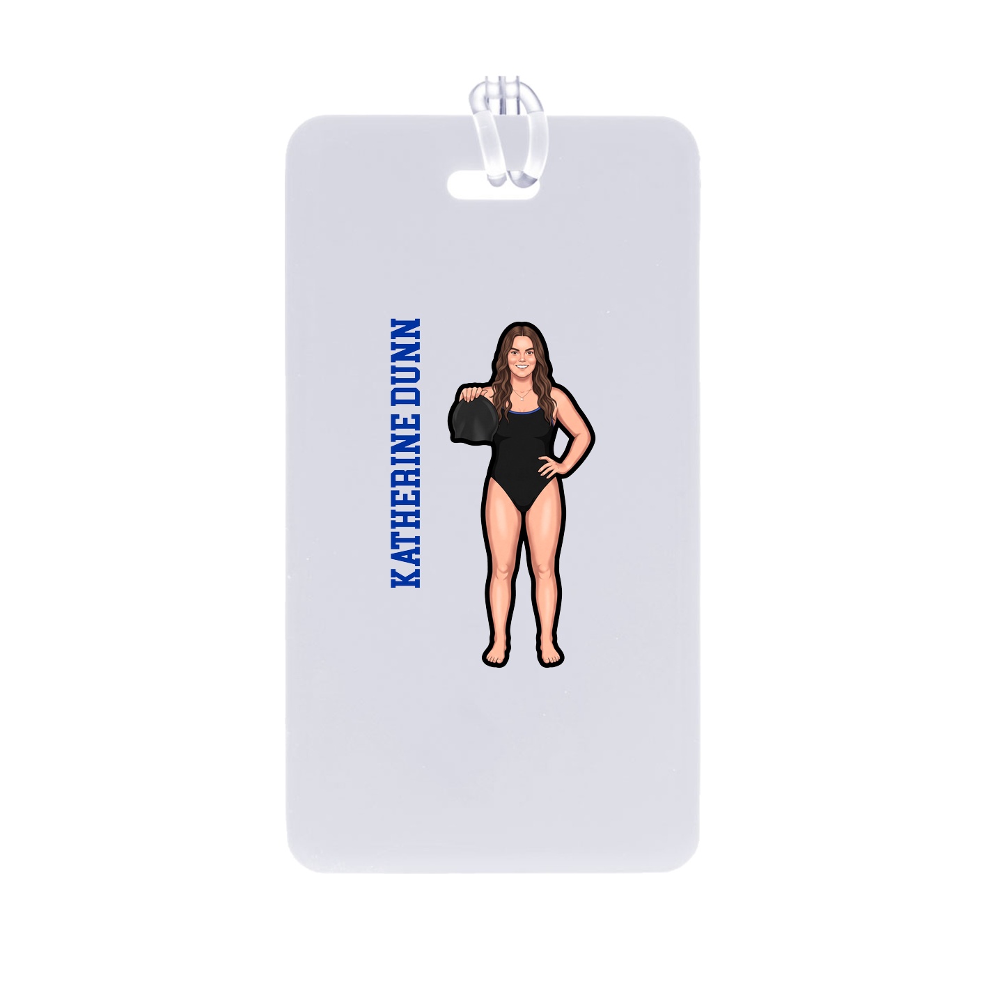 Bag Tag — Name Vertical in Classic
