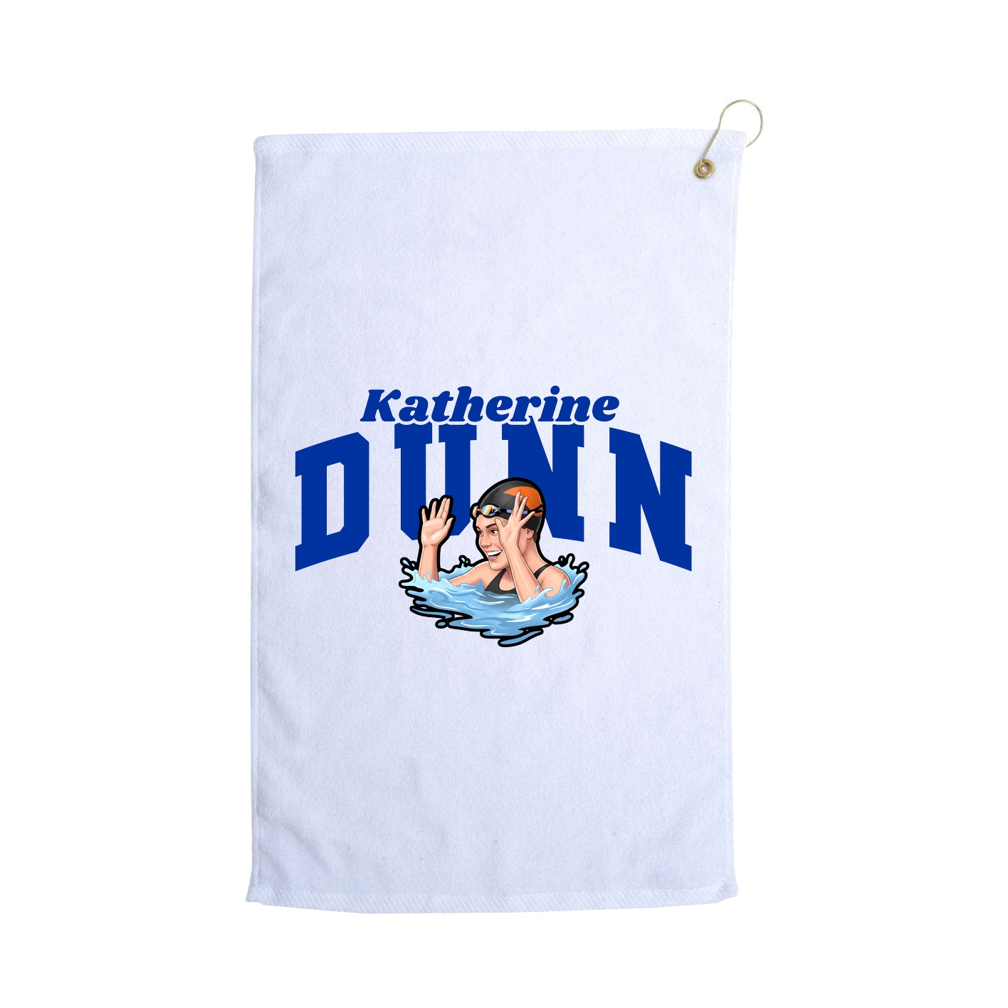 Golf Towel — Signature Arch in White