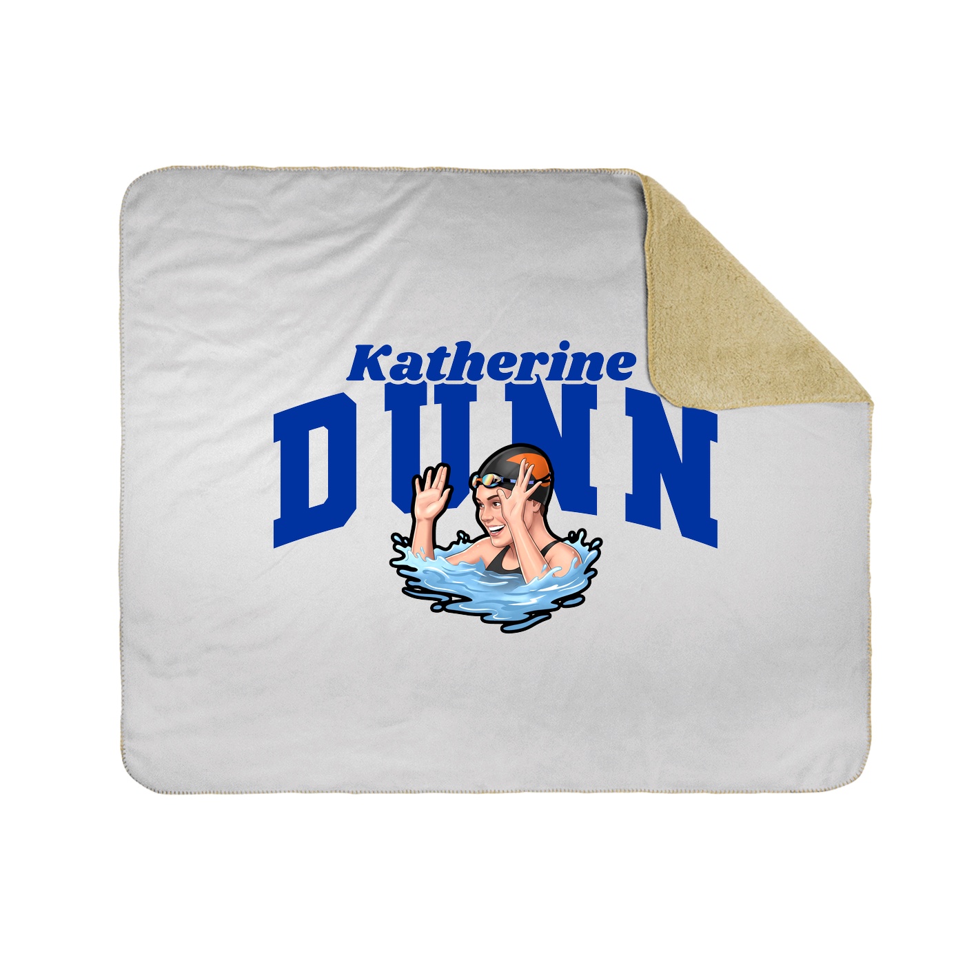 Throw Blanket — Signature Arch in White