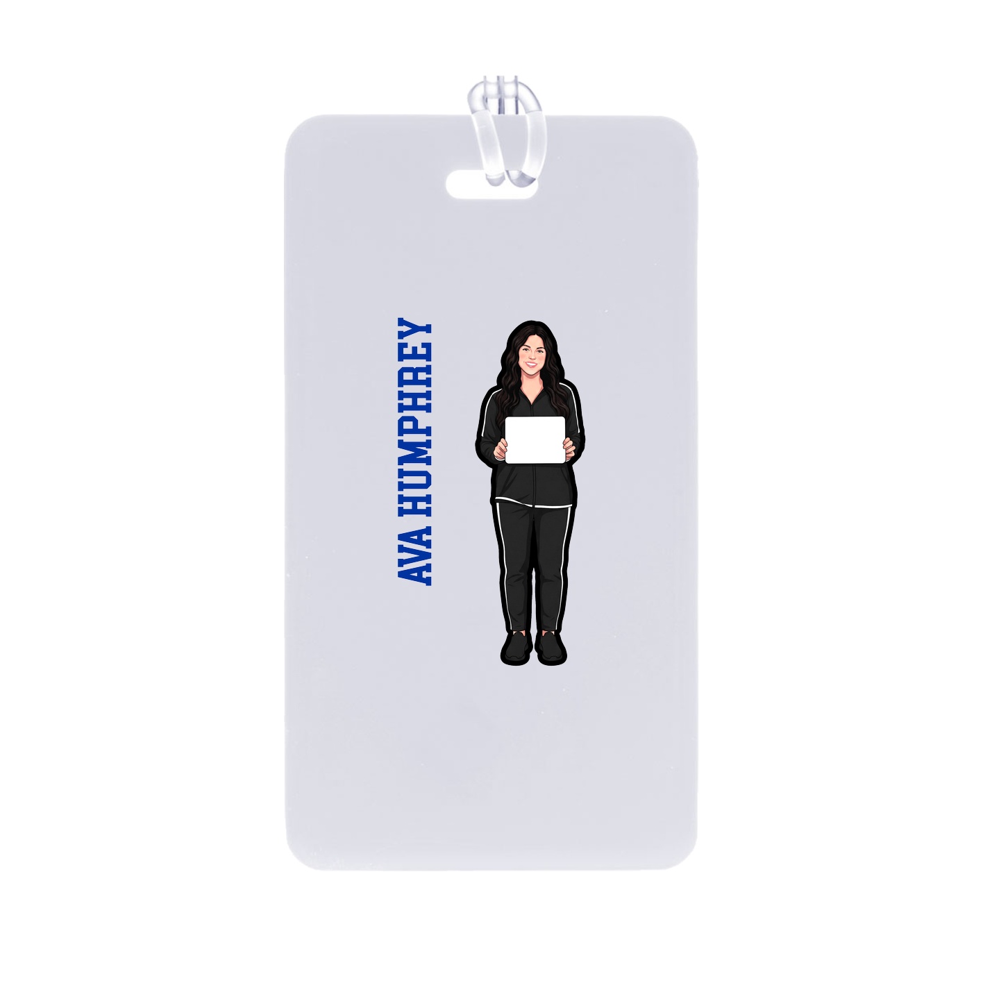 Bag Tag — Name Vertical in Classic