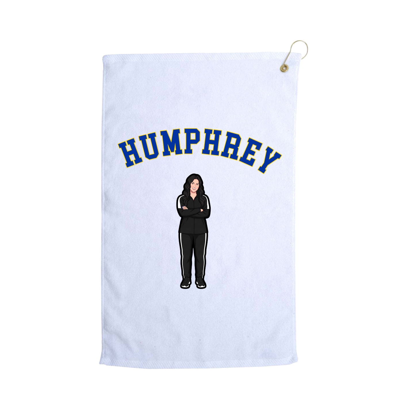 Golf Towel — Shirsey Arch in White