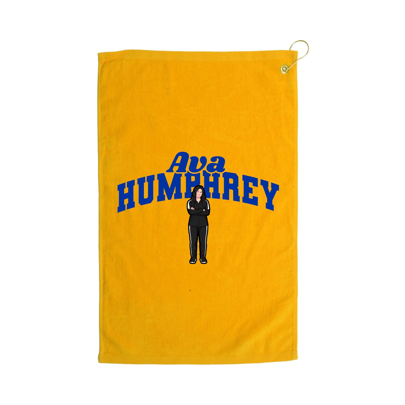 Golf Towel — Signature Arch in Gold