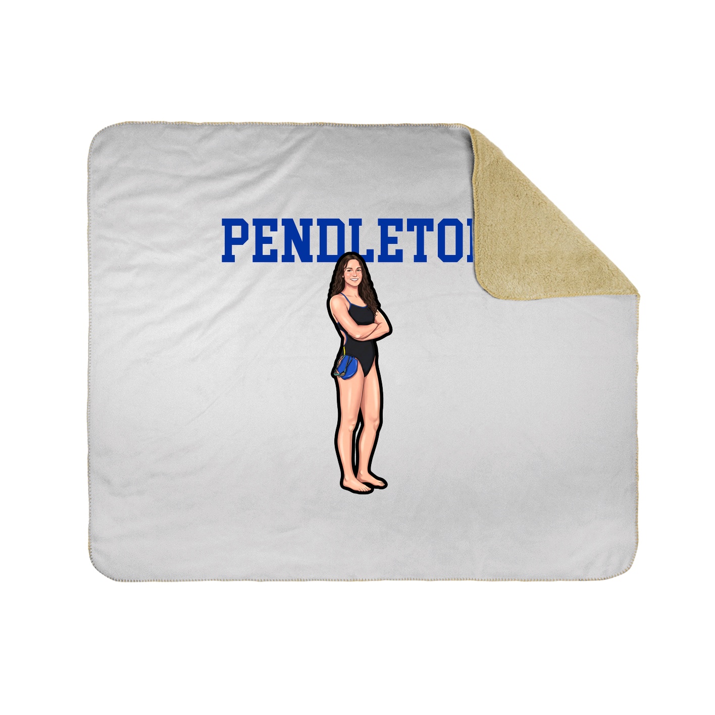 Throw Blanket — Shirsey in White