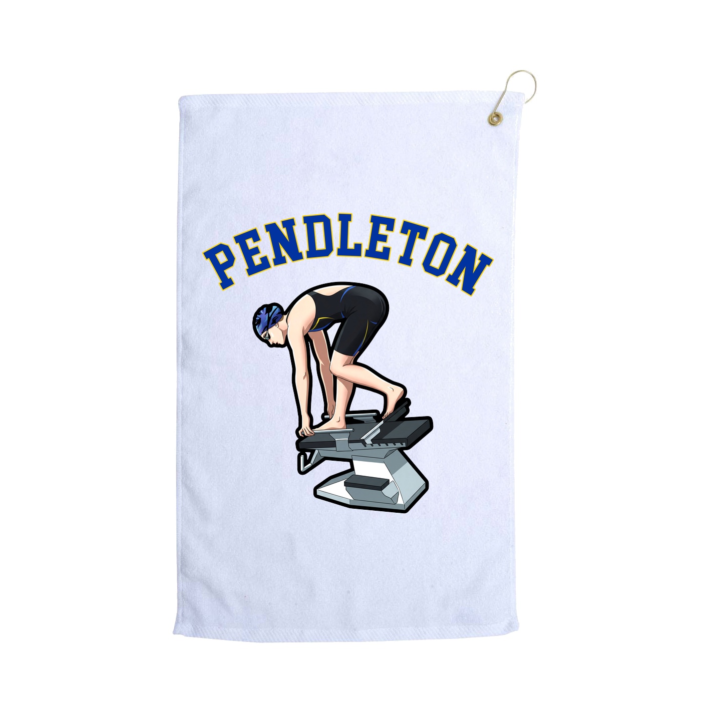 Golf Towel — Shirsey Arch in White