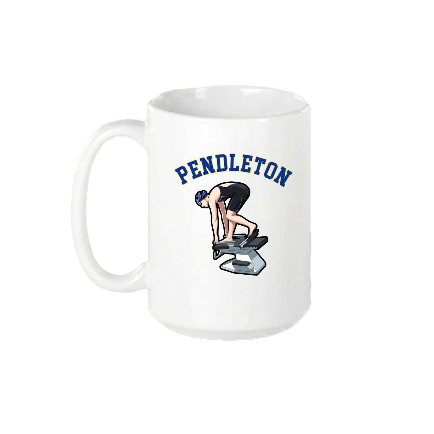 15oz Coffee Mug — Shirsey Arch in White